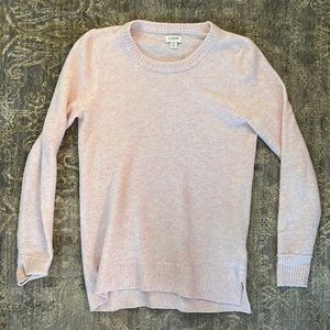 Jcrew XS, light pink sweater- great for the early spring!